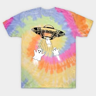 Alien Abduction Ghost T-Shirt